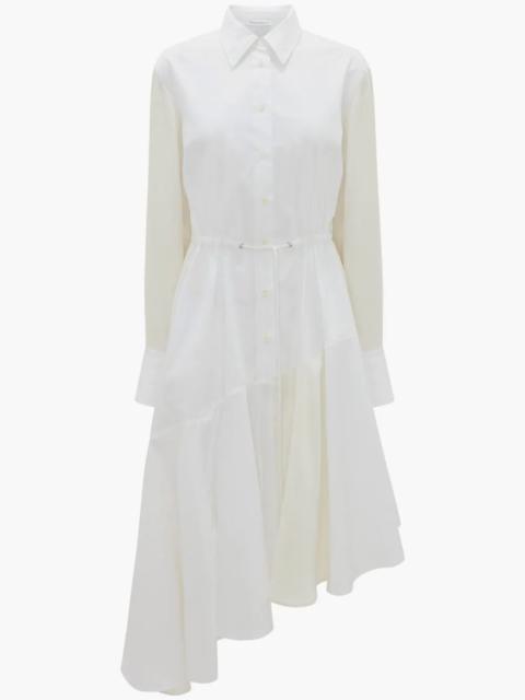 ASYMMETRIC SHIRT DRESS