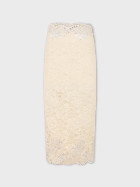 MIDI SKIRT IN LACE