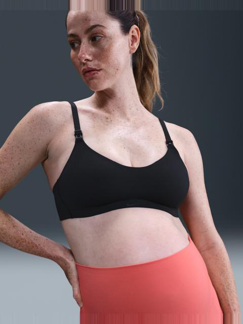 Nike (M) Alate Minimalist Women's Light-Support Padded Nursing Sports Bra (Maternity)