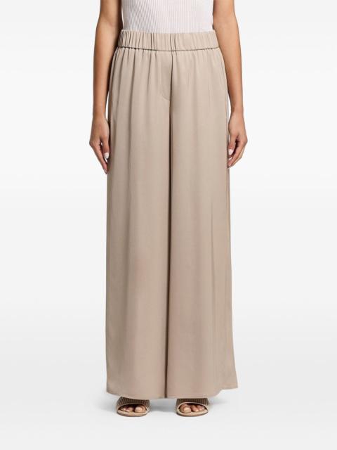 elasticated palazzo pants