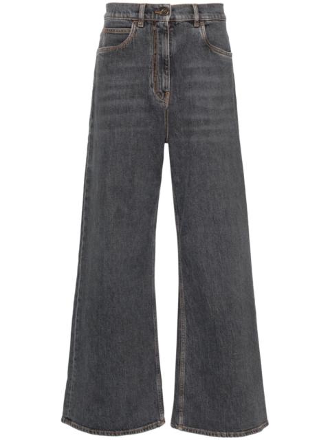 wide-leg jeans