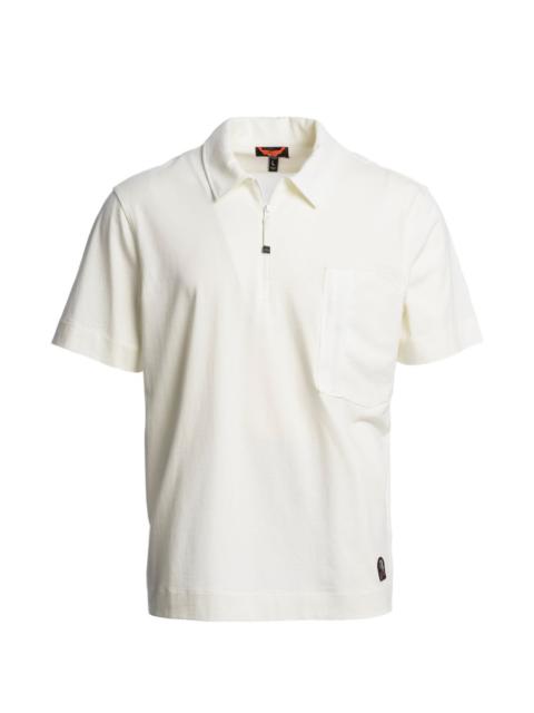 half-zip polo shirt