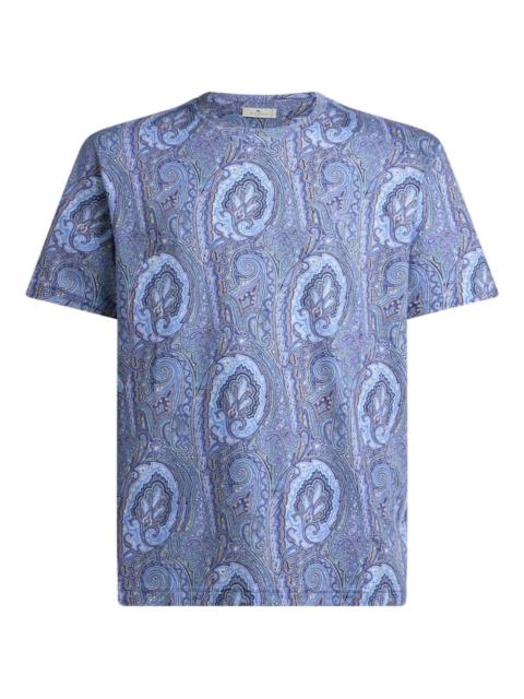 floral paisley cotton t-shirt