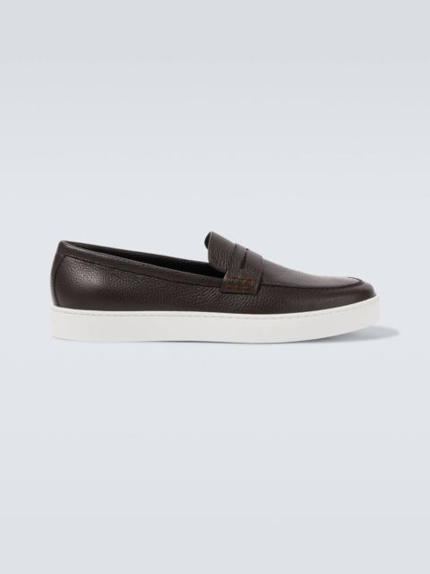 Ellis leather boat shoes