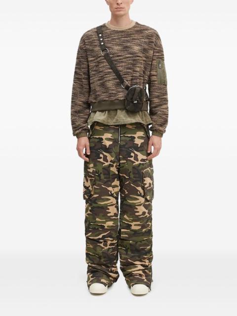 camouflage cargo trousers