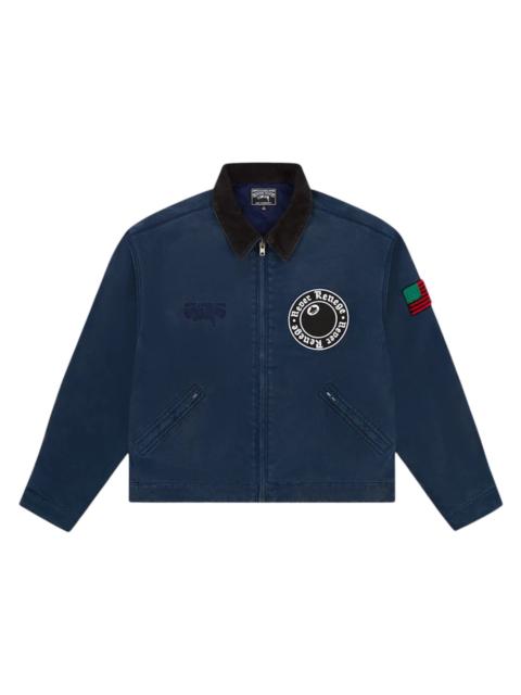Denim Tears x Stussy Never Renege Canvas Work Jacket Navy/Black