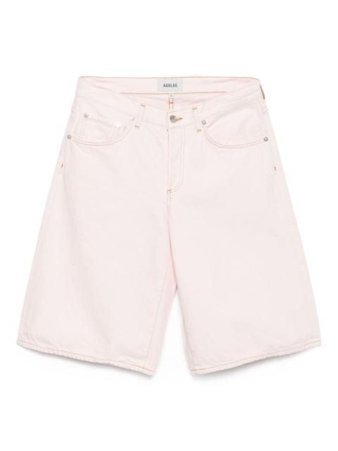 cotton denim shorts