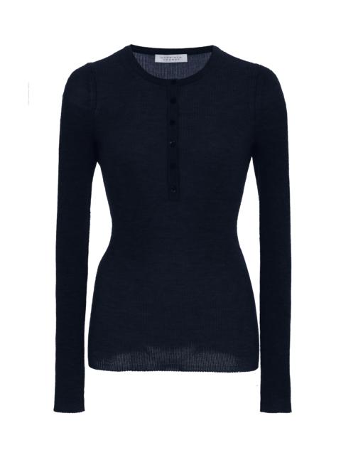 Julian Henley in Dark Navy Silk Cashmere