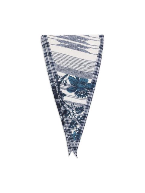 Aloeuw floral print scarf