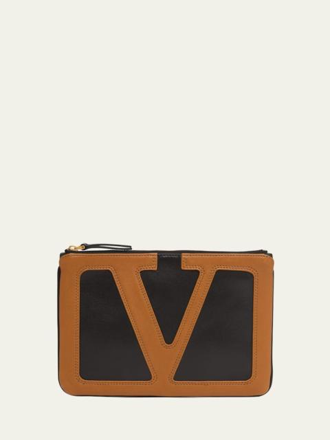 Men's Viva Superstar Leather Zip Pouch