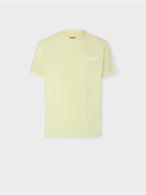 Cotton T-shirt with Ferrari logo