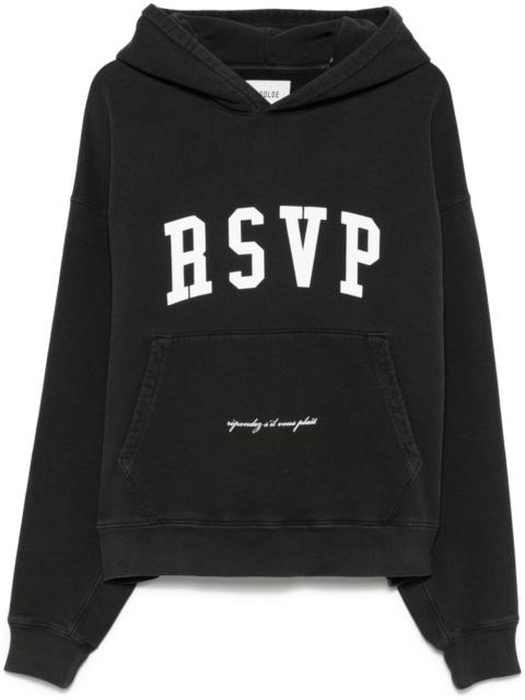 x RSVP logo-print hoodie