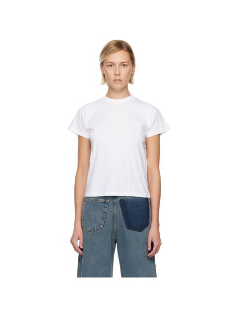 White Cotton Jersey T-Shirt