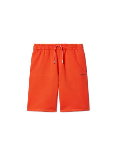 Orange Vibe Arrow Sweat Shorts