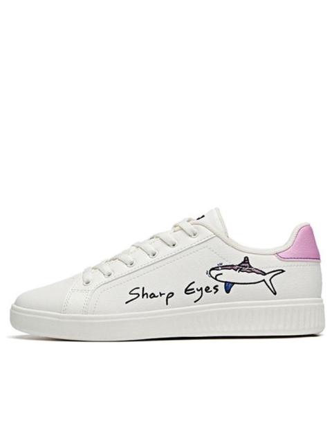 (WMNS) ANTA Low 'Ivory White Pink Purple' 122028066-4