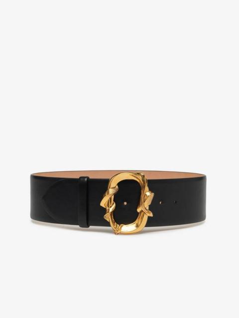 Women's Snake Waist Belt in Black