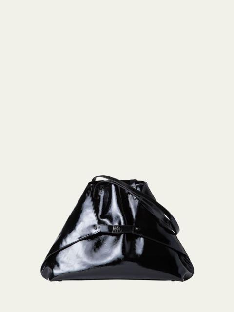 Ai Medium Lacquered Leather Tote Bag