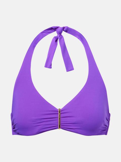 Provence halterneck bikini top