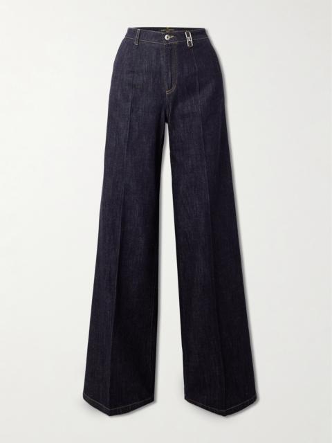 High-rise Wide-leg Jeans