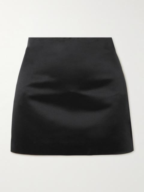 Silk-satin Mini Skirt