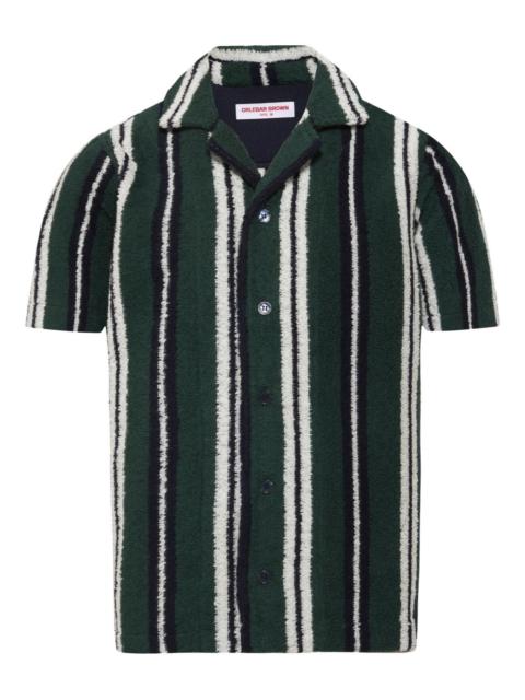 Griffith striped towelling shirt
