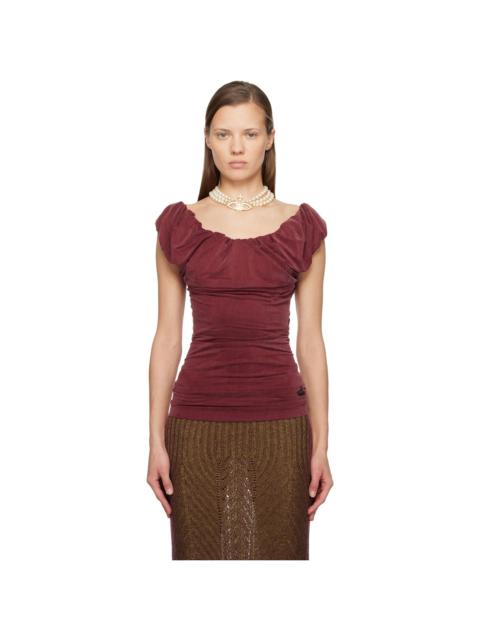 Red Ginnie Jersey Top