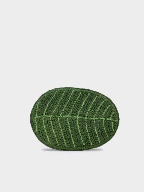 Leaf Clutch In Grass Green
