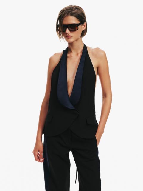 Tuxedo Contrast Wool Vest