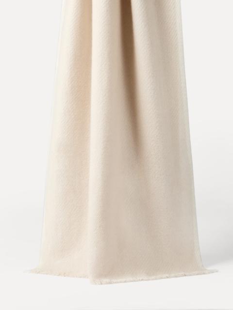 Cashmere diagonal scarf