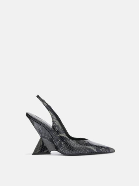 ''CHEOPE'' BLACK AND GREY SLINGBACK
