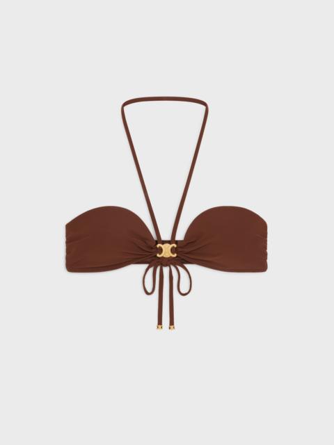 triomphe balconette top in matte jersey