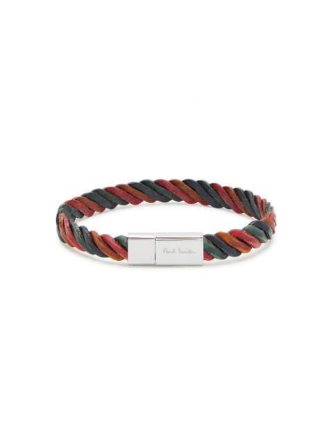 Paul Smith Braided Leather Bracelet