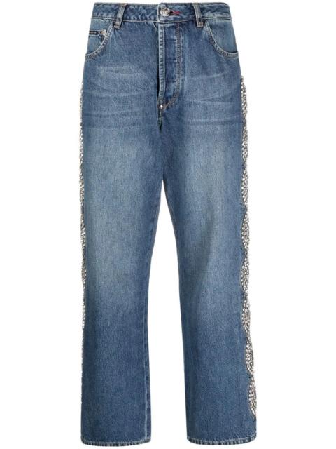 Crystal Cable wide-leg jeans