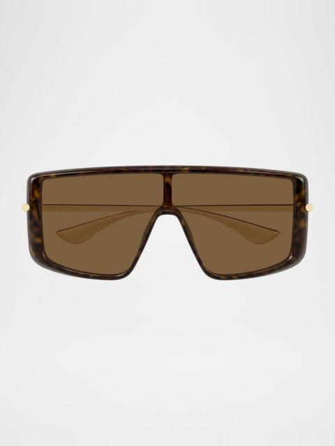 T-Bar Acetate Shield Sunglasses