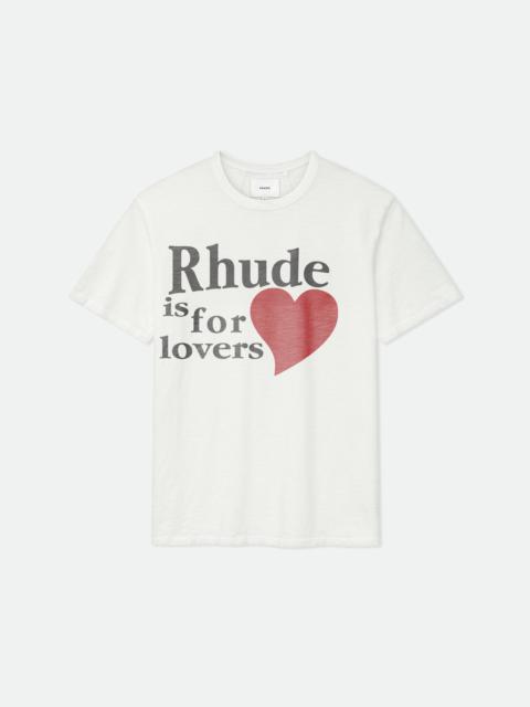 RHUDE LOVERS SLUB TEE