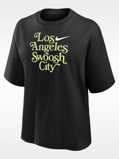 Nike Swoosh Cities Los Angeles Women's Short-Sleeve Boxy T-Shirt