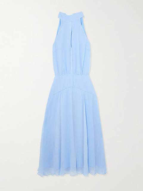 Camryn Cutout Crepon Midi Dress