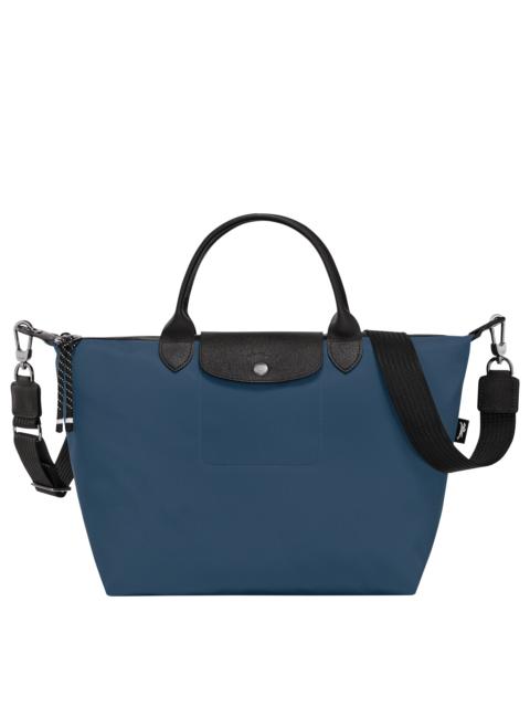 Le Pliage Energy L Handbag Ink blue - Recycled canvas