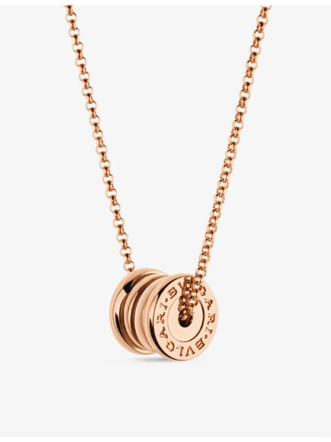 B.zero1 18ct rose-gold pendant necklace