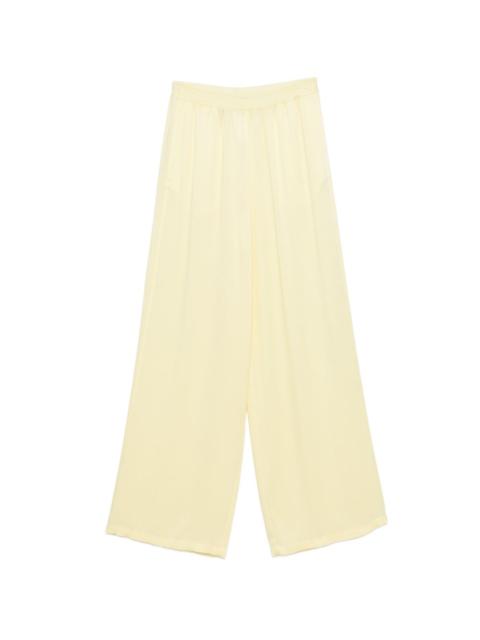 elastic-waistband palazzo pants