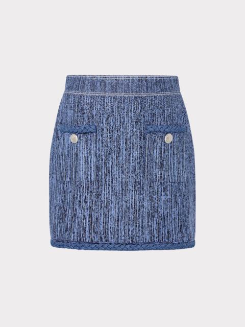Soleil Pinstripe Knit Skirt
