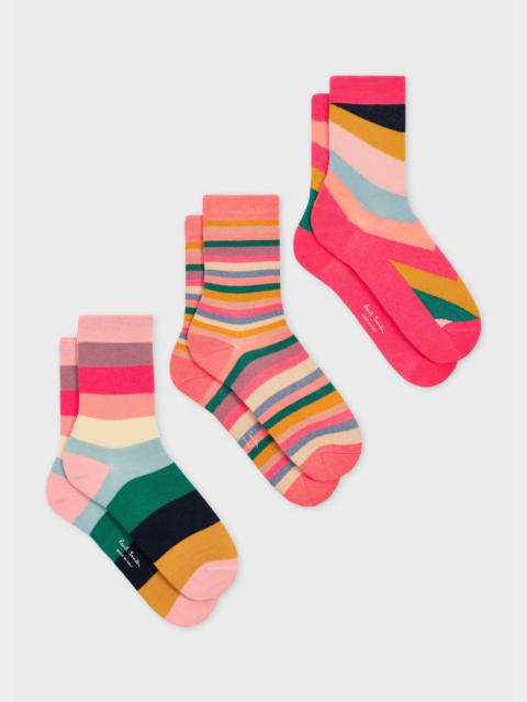 Women's 'Swirl' Socks Three Pack