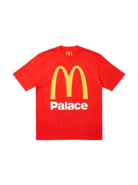 Palace x McDonald's Logo T-shirt Red