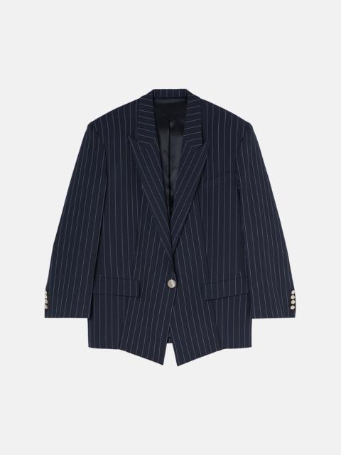 ''GLEN'' BLUE NAVY AND WHITE BLAZER