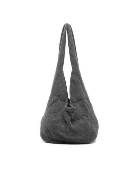 Sol ribbed shoulder bag