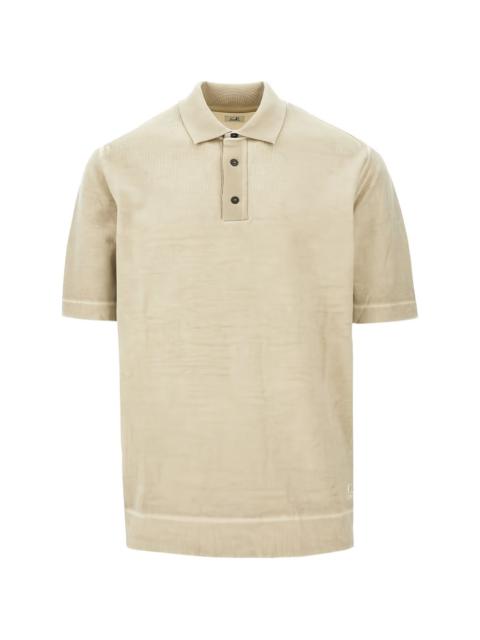 buttoned polo shirt