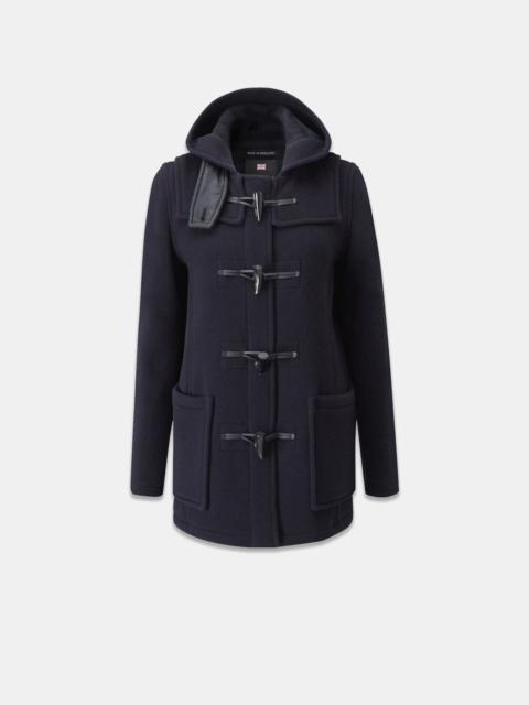 Women's Short Slim Fit Freda Duffle Coat FC Navy Black Watch