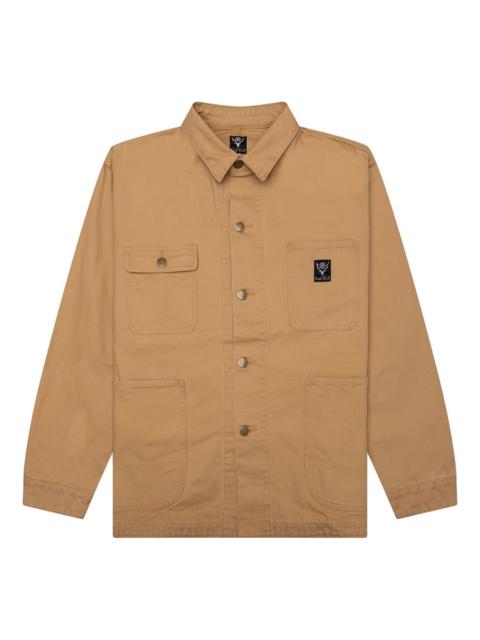 canvas chest-pocket shirt jacket