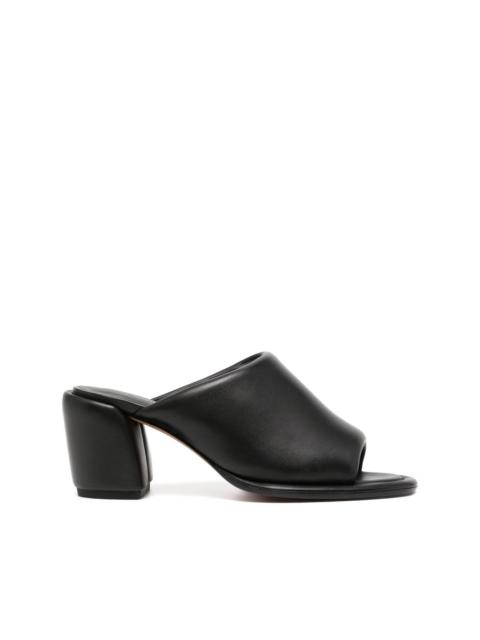 Naomi Pillow 70mm leather mules