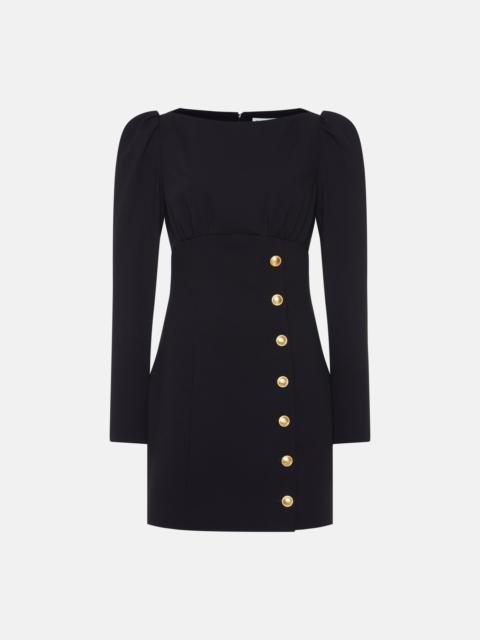 WOOL CREPE MINI DRESS